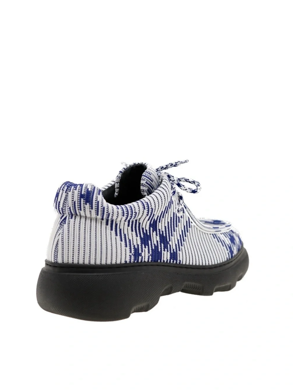 Burberry Men Lace-Up Creeper Shoes Salt Ip Check Size 11 US New